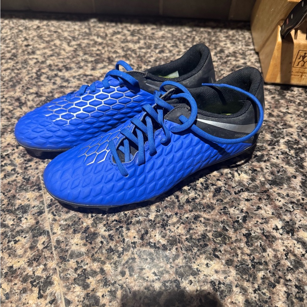 Blue Soccer Cleats